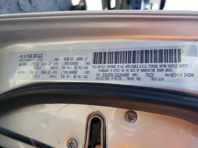 Photo 10 from auction – 2016 RAM 2500 LARAM with VIN 3C6UR5NL3GG244892