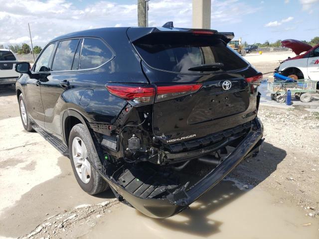 Photo 3 from auction – 2021 TOYOTA HIGHLANDER with VIN 5TDZZRAH9MS073778