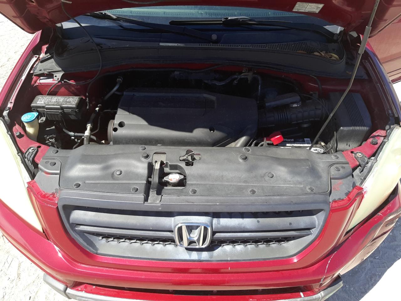 Photo 7 from auction – 2003 HONDA PILOT EXL with VIN 2HKYF18663H565750