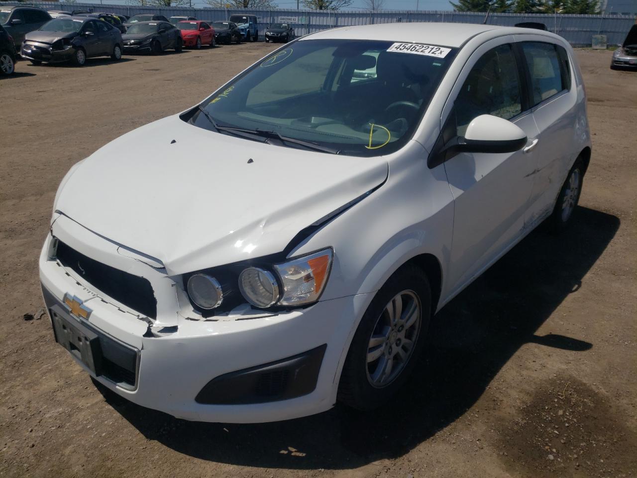 Photo 2 from auction – 2012 CHEVROLET SONIC LT with VIN 1G1JC6SHXC4212248