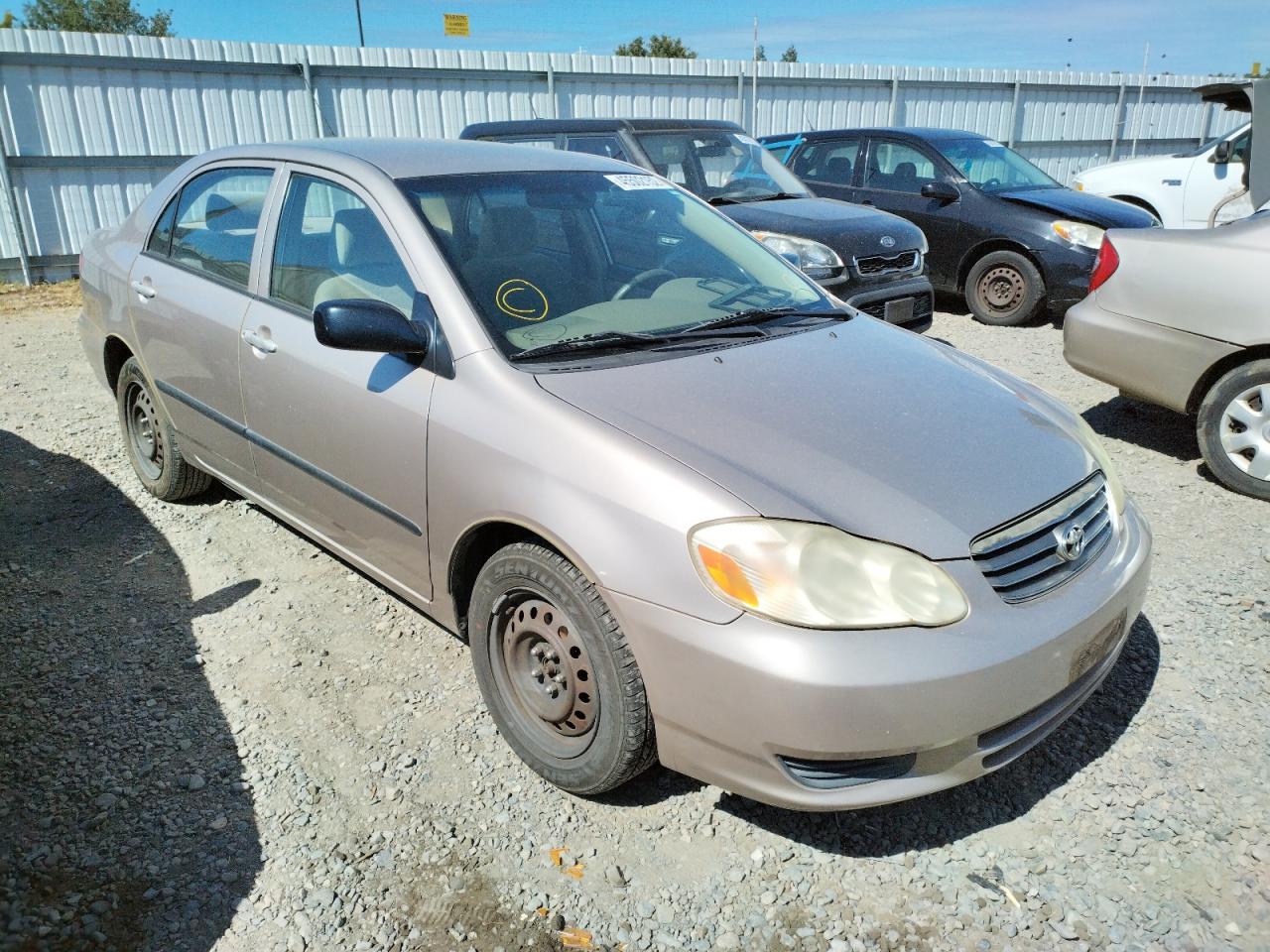 Photo 1 from auction – 2003 TOYOTA COROLLA CE with VIN 1NXBR32E23Z145655