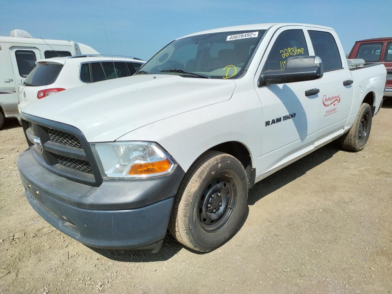 Photo 2 from auction – 2012 DODGE RAM 1500 S with VIN 1C6RD6KP2CS278195