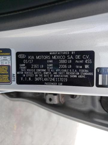 Photo 10 from auction – 2017 KIA FORTE LX with VIN 3KPFL4A72HE117019