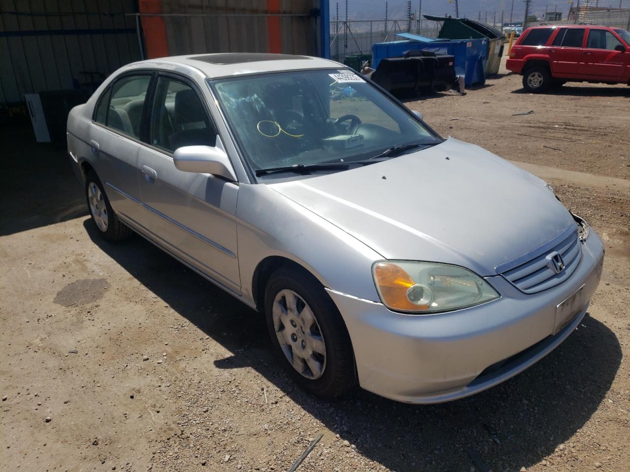 HONDA CIVIC EX 2002 with VIN 2HGES268X2H509084 - Photo from auction