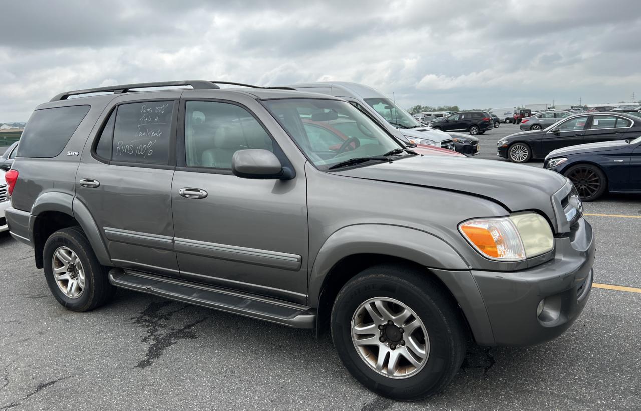 TOYOTA SEQUOIA SR 2006 with VIN 5TDBT44A16S264425 - Photo from auction