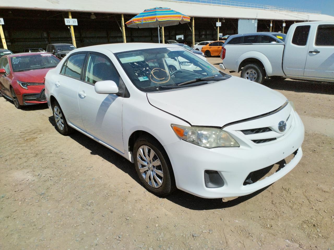 TOYOTA COROLLA BA 2012 with VIN 5YFBU4EE4CP041055 - Photo from auction