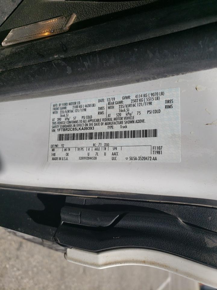 Photo 10 from auction – 2020 FORD TRANSIT T- with VIN 1FTBR2C85LKA09393