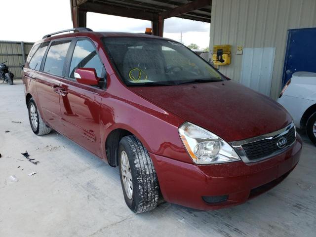 KIA SEDONA LX 2012 with VIN KNDMG4C70C6472228 - Photo from auction