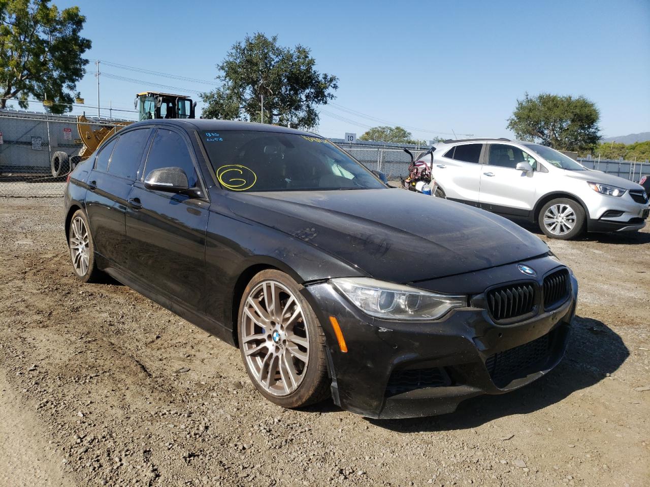 BMW 335 I 2014 with VIN WBA3A9C51EF477625 - Photo from auction