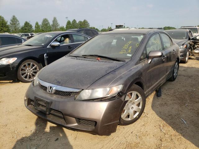 Photo 2 from auction – 2010 HONDA CIVIC LX with VIN 19XFA1F55AE014405