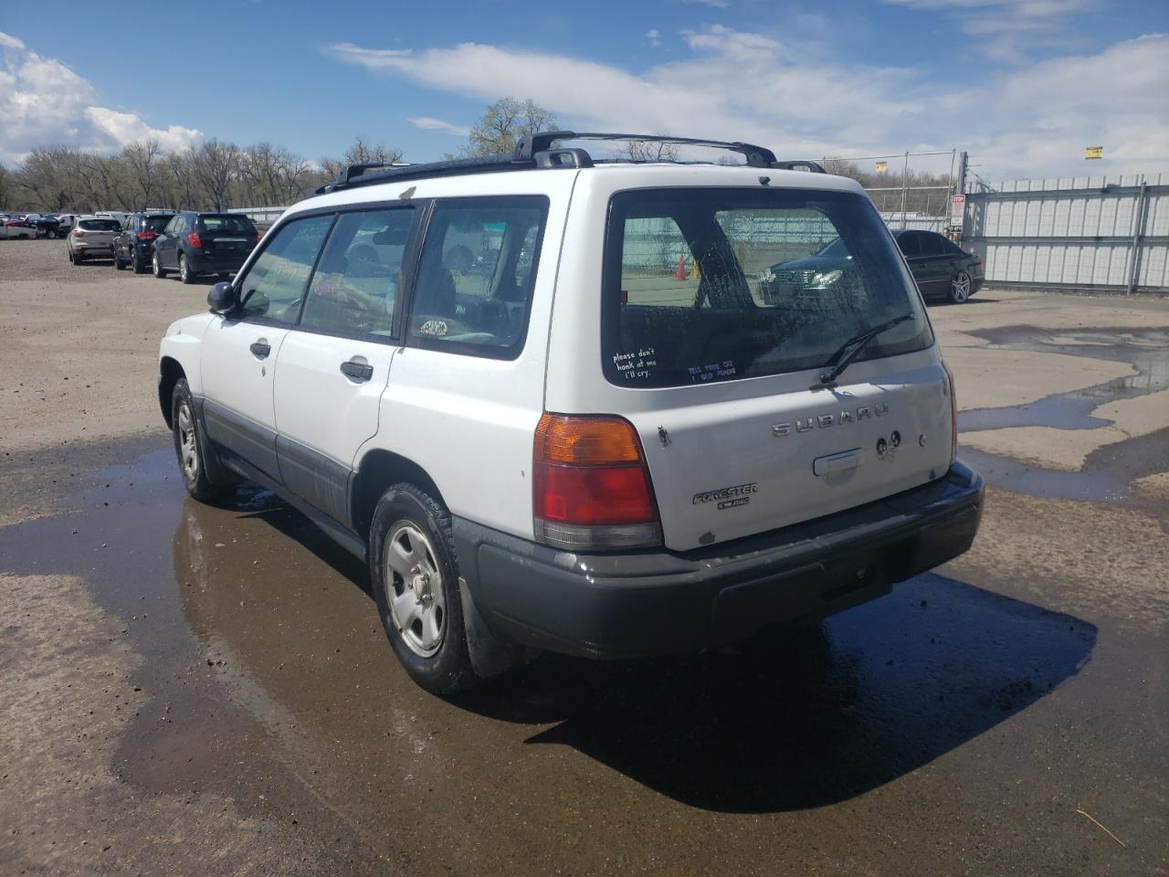 Photo 3 from auction – 2000 SUBARU FORESTER L with VIN JF1SF6356YH701565