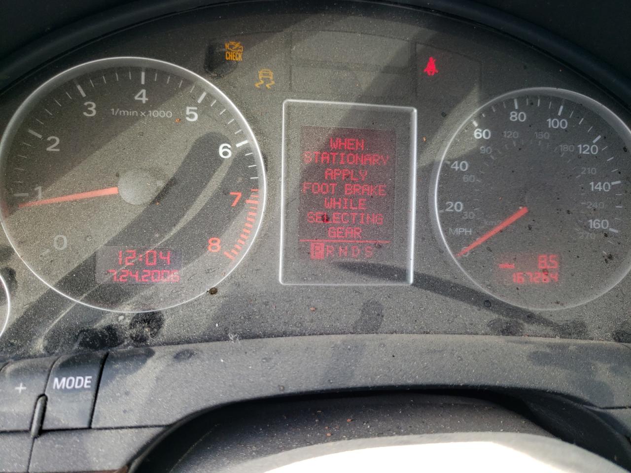 Foto 8 de la subasta – 2007 AUDI A4 3.2 QUA con VIN WAUDH78E67A132815