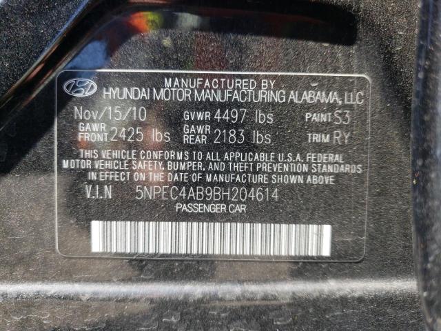 Photo 10 from auction – 2011 HYUNDAI SONATA SE with VIN 5NPEC4AB9BH204614
