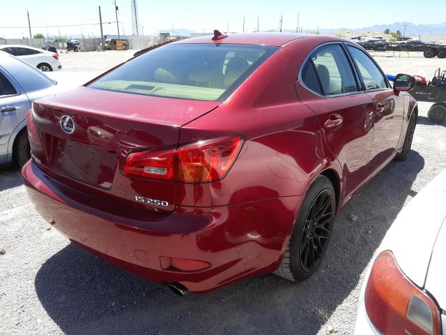 Photo 4 from auction – 2007 LEXUS IS 250 with VIN JTHBK262472028291