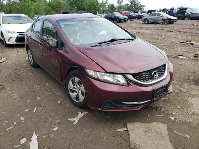 HONDA CIVIC LX 2014 with VIN 2HGFB2F57EH540016 - Photo from auction