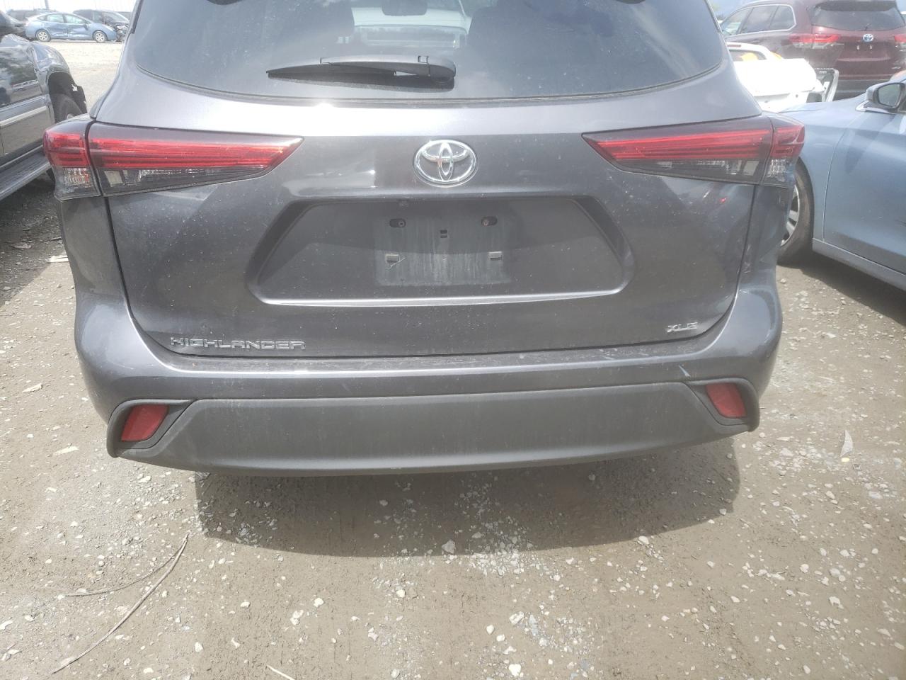 Photo 9 from auction – 2020 TOYOTA HIGHLANDER with VIN 5TDGZRAH3LS006079