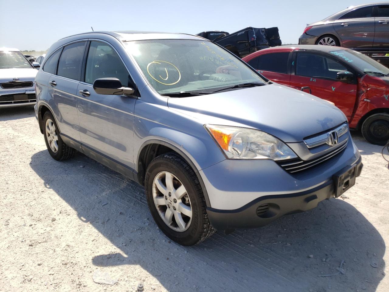 HONDA CR-V EX 2007 with VIN JHLRE38517C049150 - Photo from auction