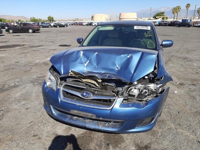 Photo 9 from auction – 2009 SUBARU LEGACY 2.5 with VIN 4S3BL616X97233233