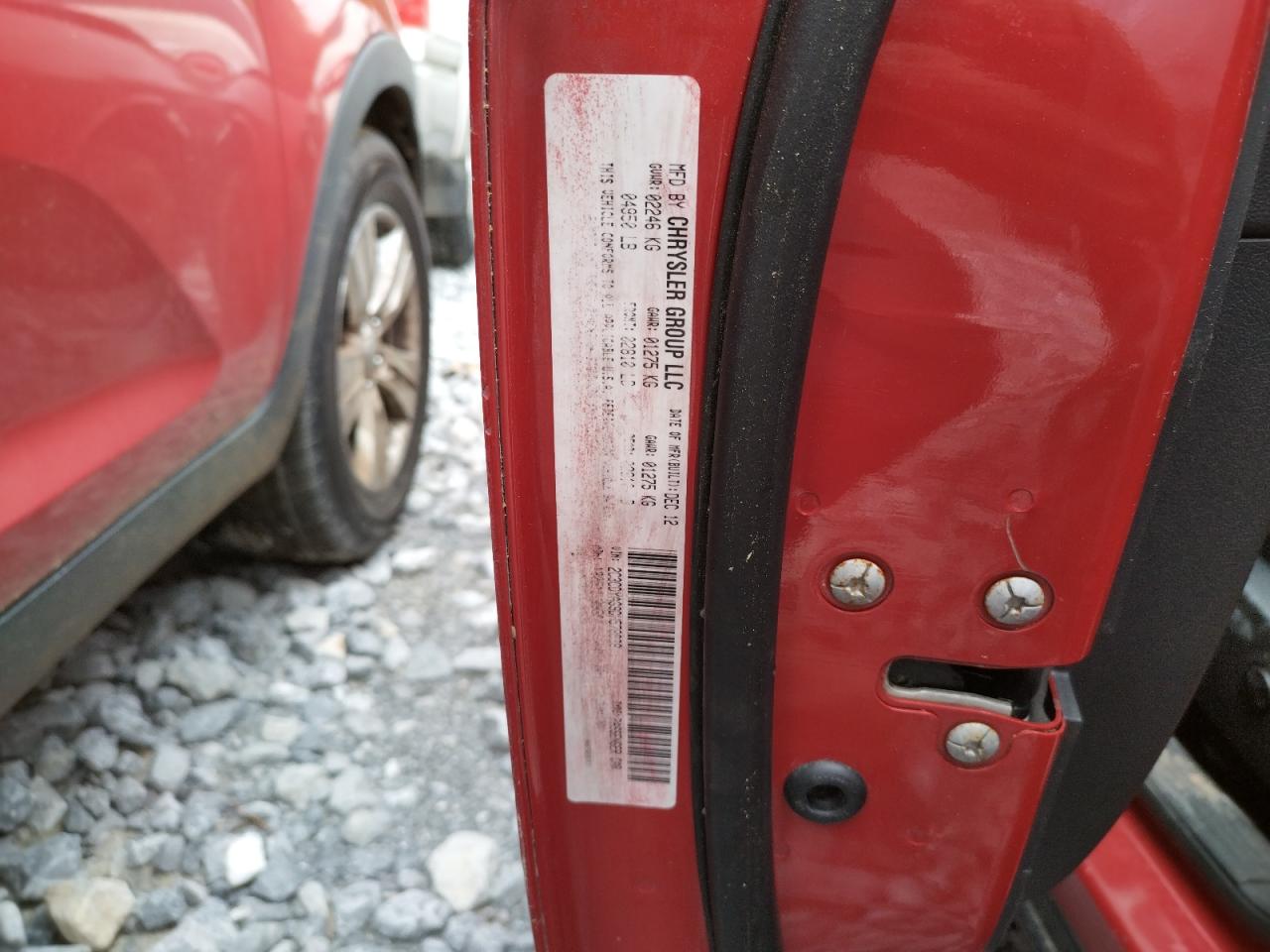 Photo 10 from auction – 2013 DODGE CHALLENGER with VIN 2C3CDYAG9DH578938