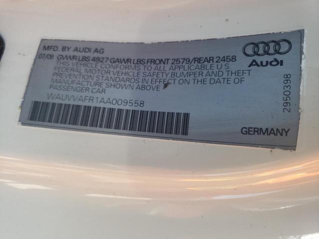 Photo 10 from auction – 2010 AUDI S5 PRESTIG with VIN WAUVVAFR1AA009558