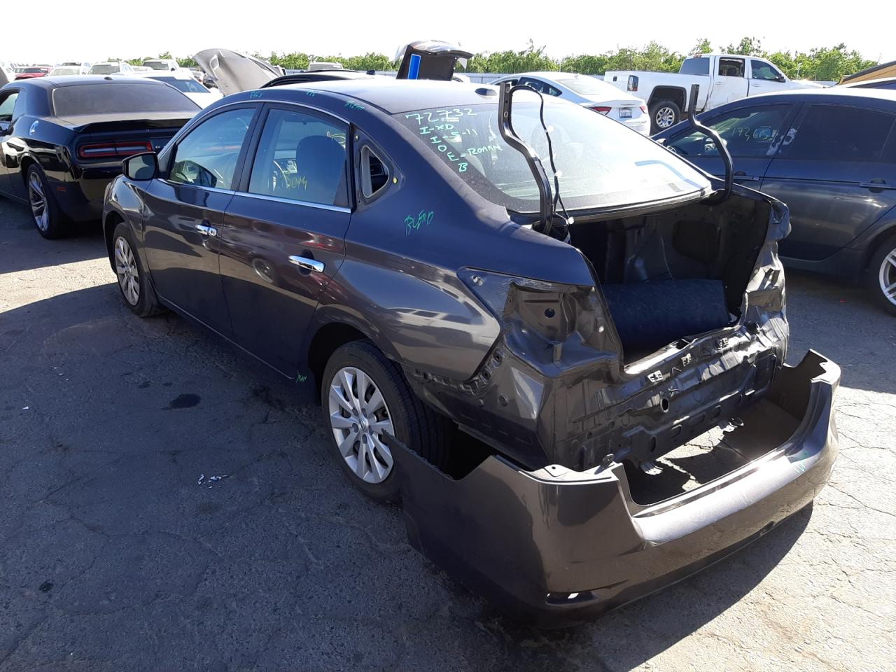 Photo 3 from auction – 2015 NISSAN SENTRA S with VIN 3N1AB7AP0FL693217