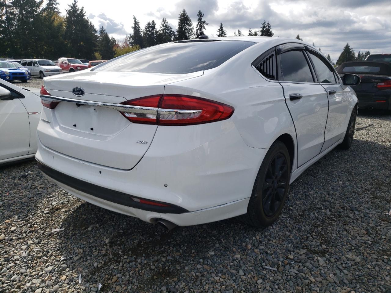 Photo 4 from auction – 2017 FORD FUSION SE with VIN 3FA6P0H75HR375326