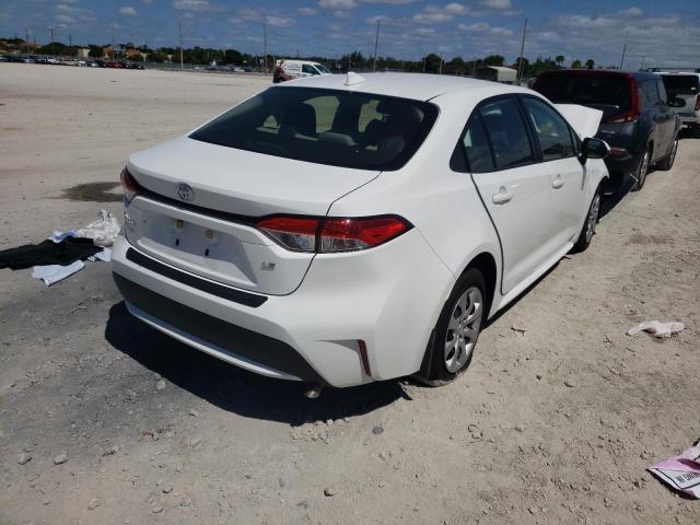 Photo 4 from auction – 2022 TOYOTA COROLLA LE with VIN JTDEPMAE1NJ198236