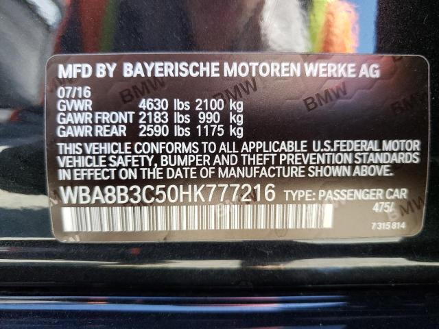 Foto 10 de la subasta – 2017 BMW 340 I con VIN WBA8B3C50HK777216