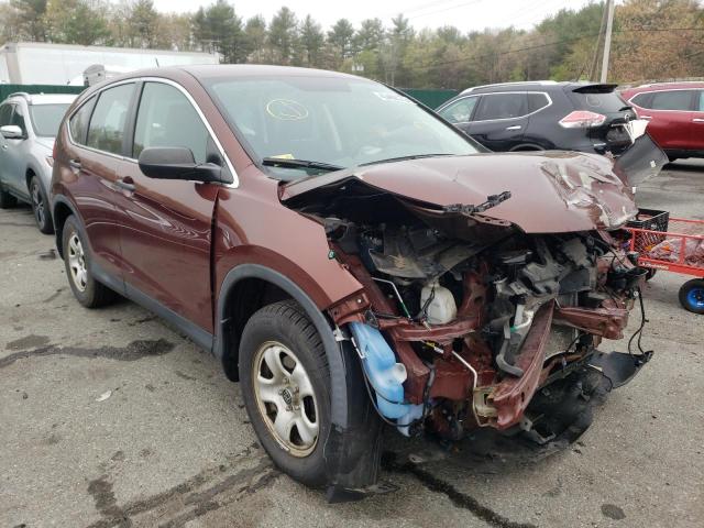 HONDA CR-V LX 2015 with VIN 2HKRM4H38FH633424 - Photo from auction