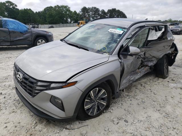 Photo 2 from auction – 2022 HYUNDAI TUCSON BLU with VIN KM8JBCA14NU015569