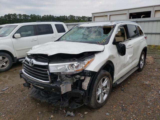 Photo 2 from auction – 2016 TOYOTA HIGHLANDER with VIN 5TDYKRFH5GS133648