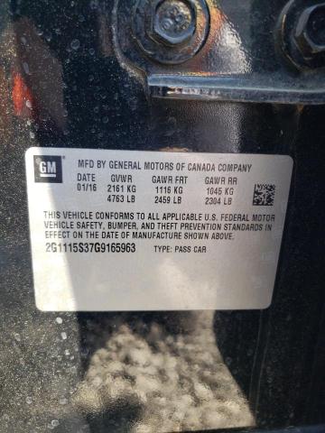 Photo 10 from auction – 2016 CHEVROLET IMPALA LT with VIN 2G1115S37G9165963