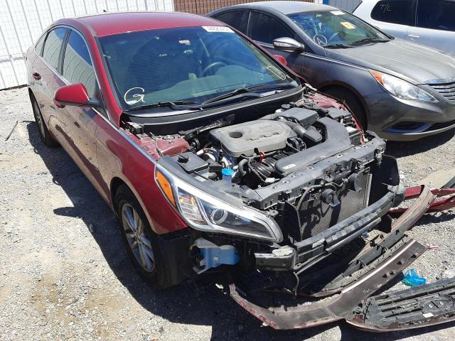 HYUNDAI SONATA SE 2015 with VIN 5NPE24AF2FH201243 - Photo from auction
