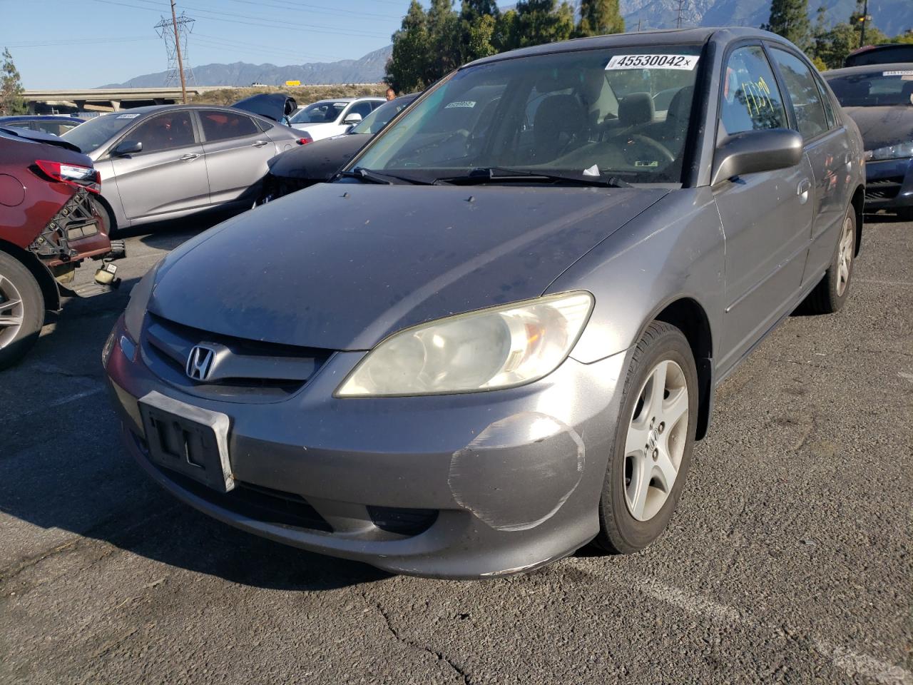 Photo 2 from auction – 2004 HONDA CIVIC EX with VIN 2HGES26744H572336