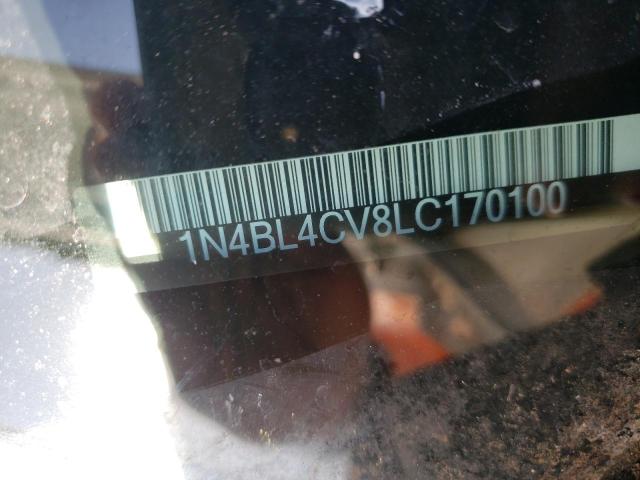 Photo 10 from auction – 2020 NISSAN ALTIMA SR with VIN 1N4BL4CV8LC170100