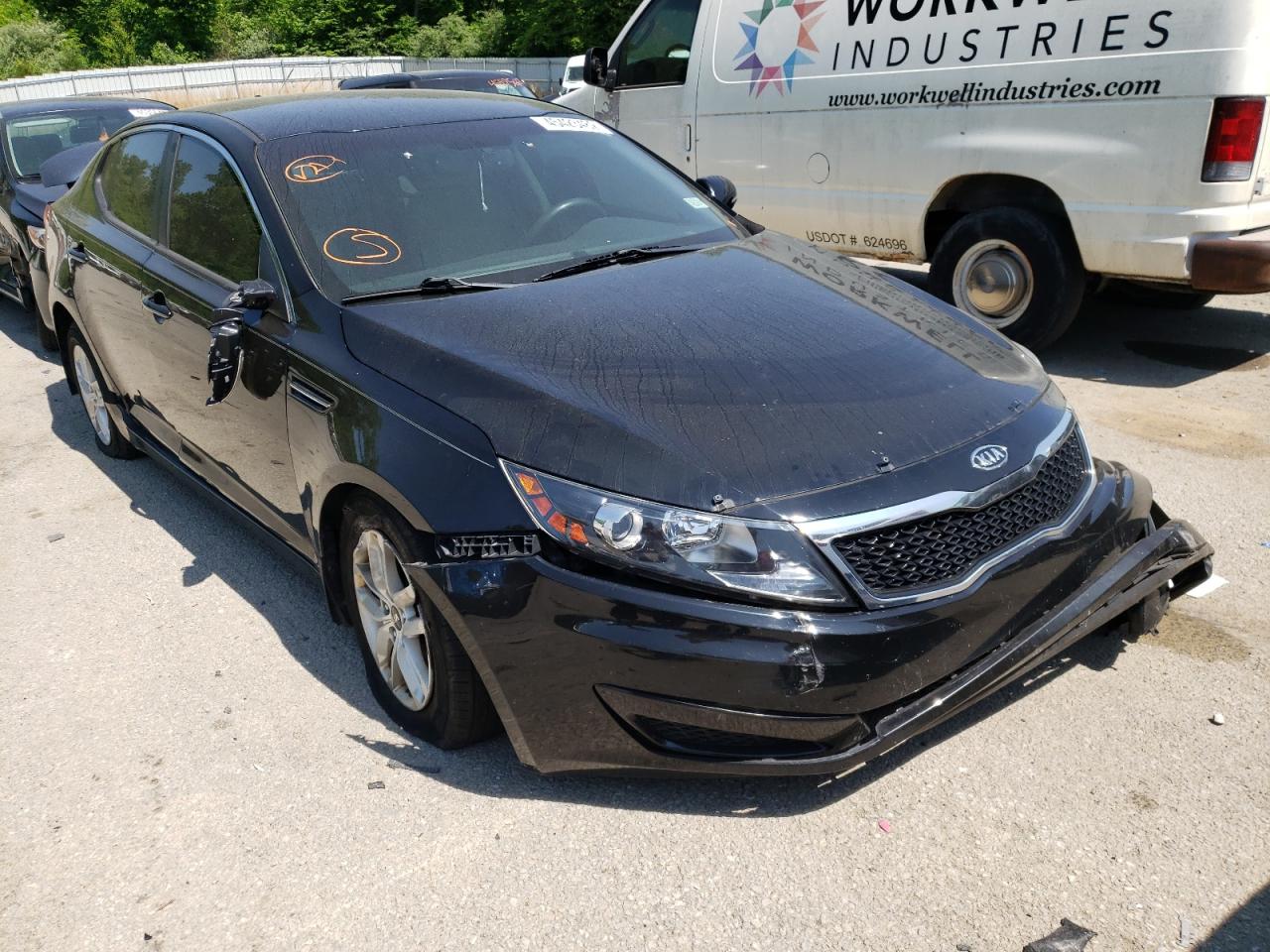 KIA OPTIMA LX 2011 with VIN KNAGM4A78B5150897 - Photo from auction