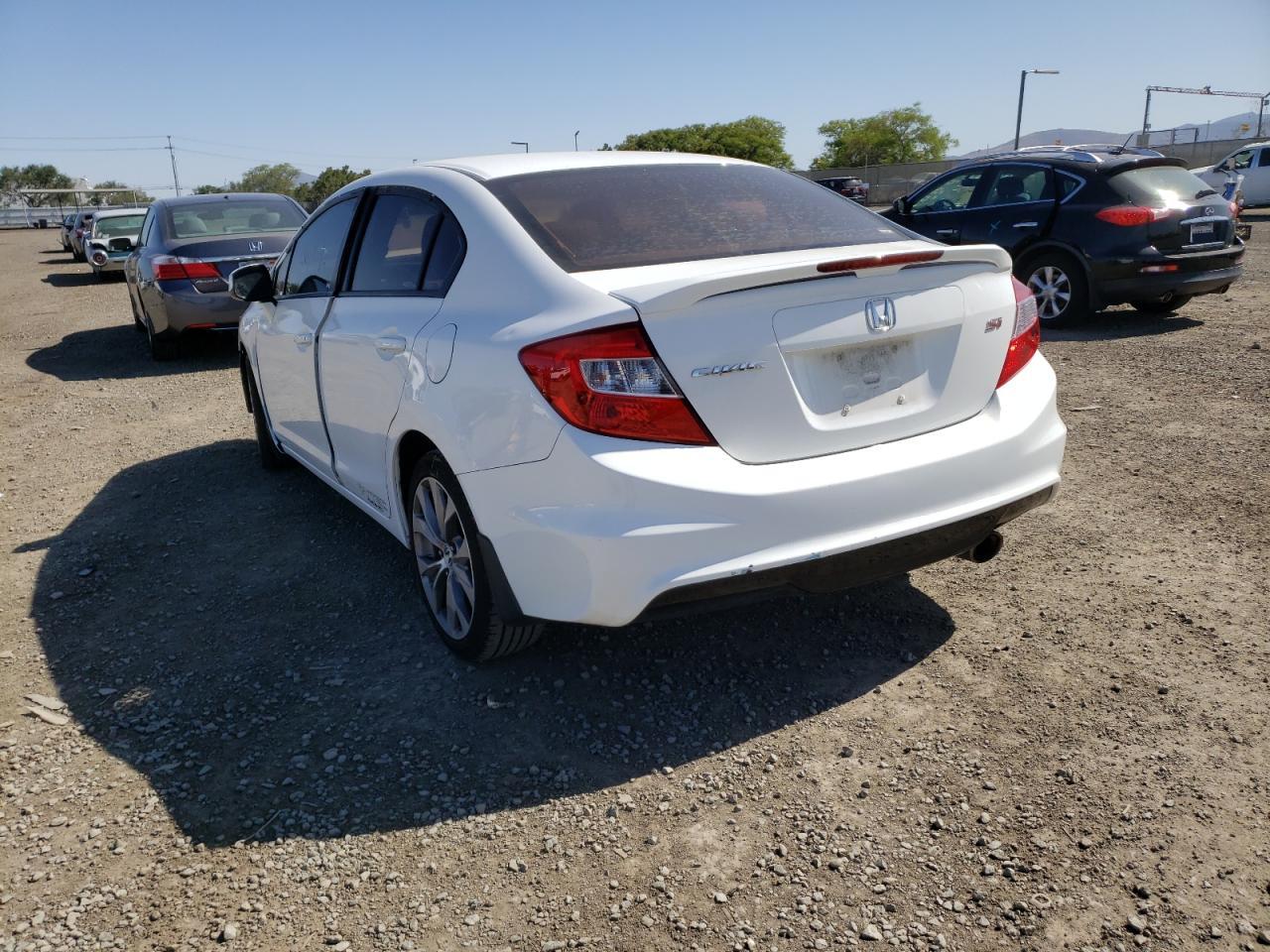 Photo 3 from auction – 2012 HONDA CIVIC SI with VIN 2HGFB6E51CH706505