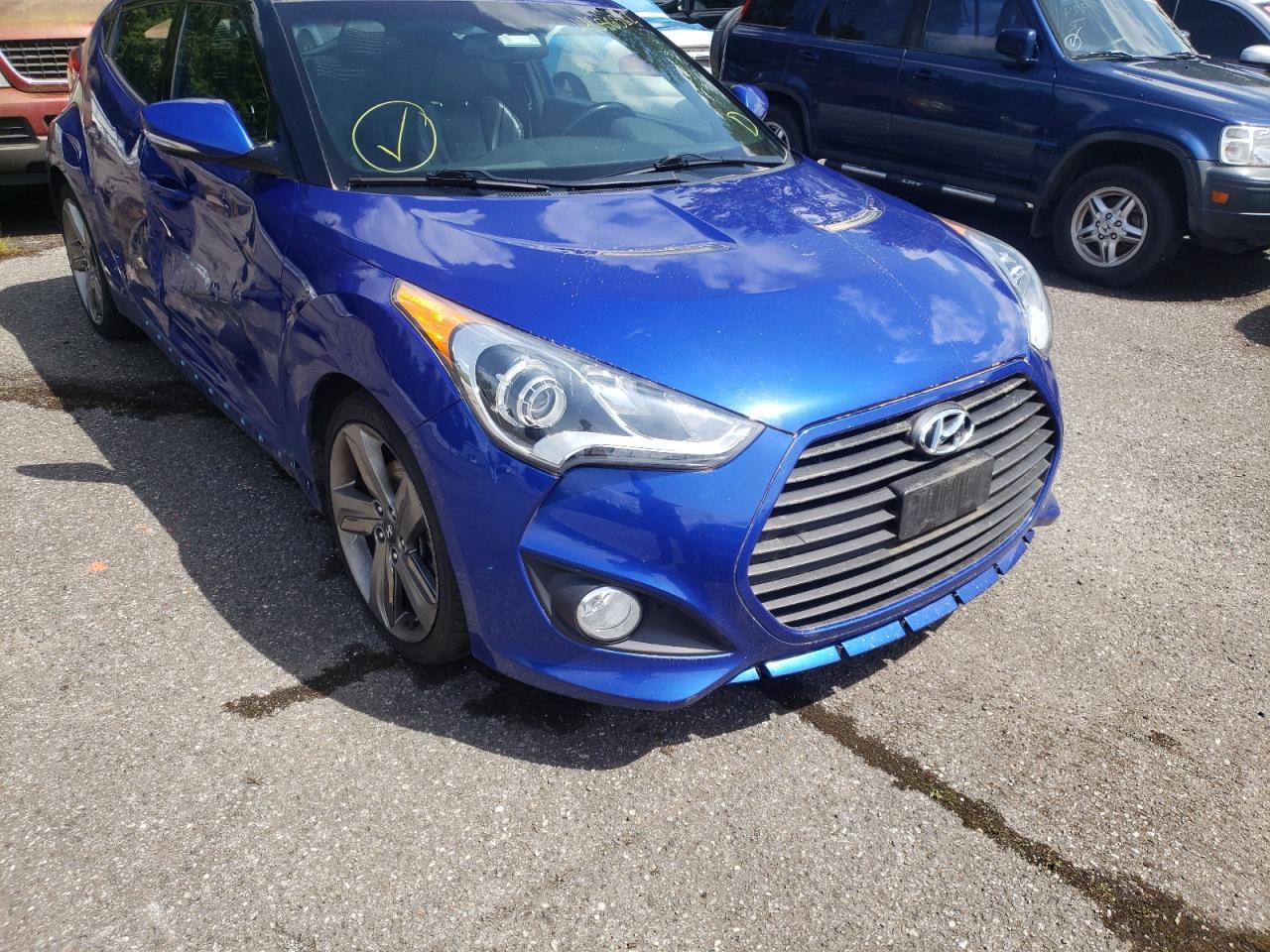HYUNDAI VELOSTER T 2015 with VIN KMHTC6AE6FU218572 - Photo from auction