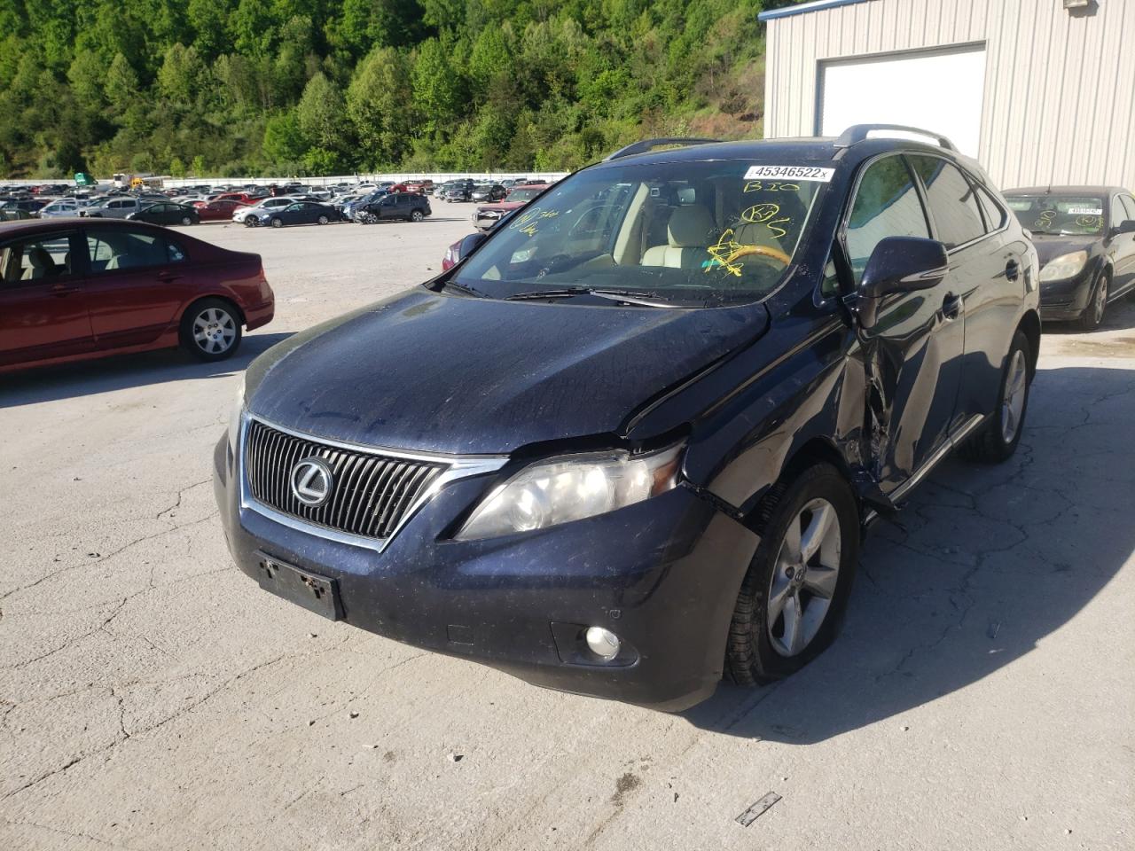 Photo 2 from auction – 2010 LEXUS RX 350 with VIN 2T2BK1BA0AC018855