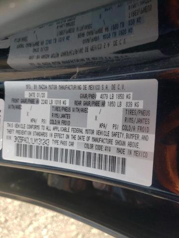 Photo 10 from auction – 2020 MAZDA 3 SELECT with VIN 3MZBPACL1LM131243