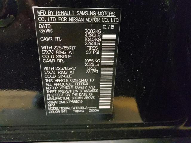 Photo 10 from auction – 2018 NISSAN ROGUE S with VIN KNMAT2MT6JP551019