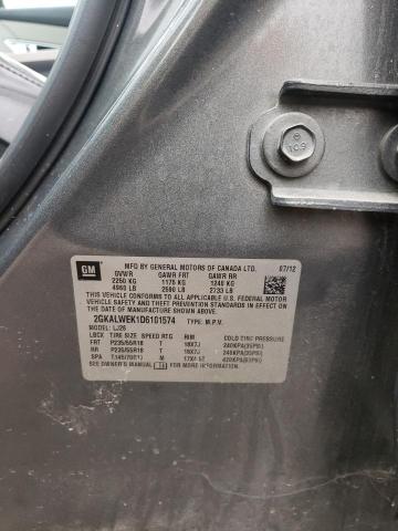 Photo 10 from auction – 2013 GMC TERRAIN SL with VIN 2GKALWEK1D6101574