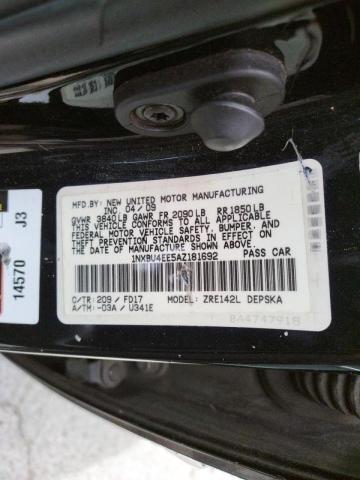 Photo 10 from auction – 2010 TOYOTA COROLLA BA with VIN 1NXBU4EE5AZ181692