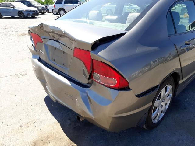 Photo 9 from auction – 2008 HONDA CIVIC LX with VIN 2HGFA16588H325214