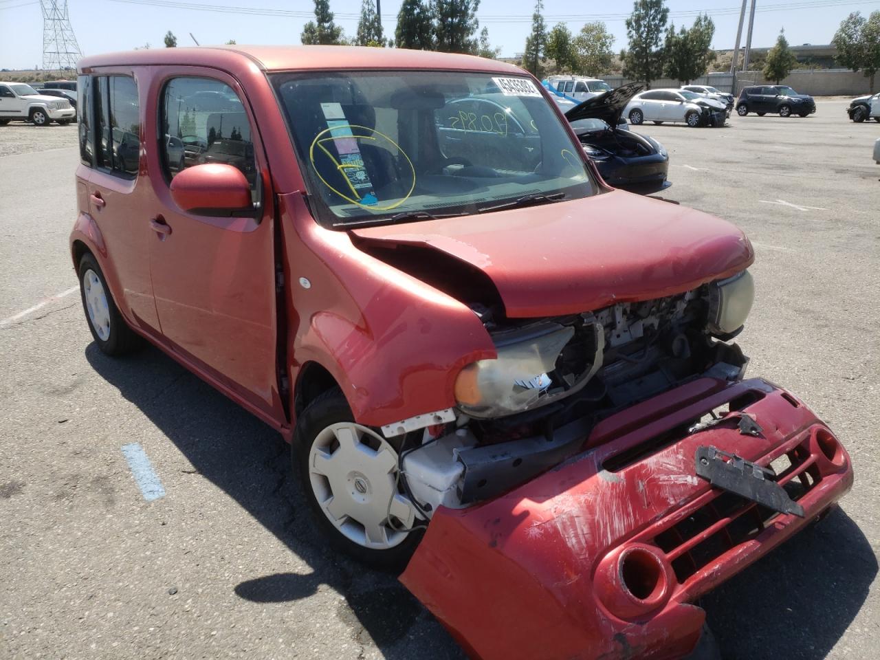 NISSAN CUBE BASE 2009 with VIN JN8AZ28R99T115172 - Photo from auction