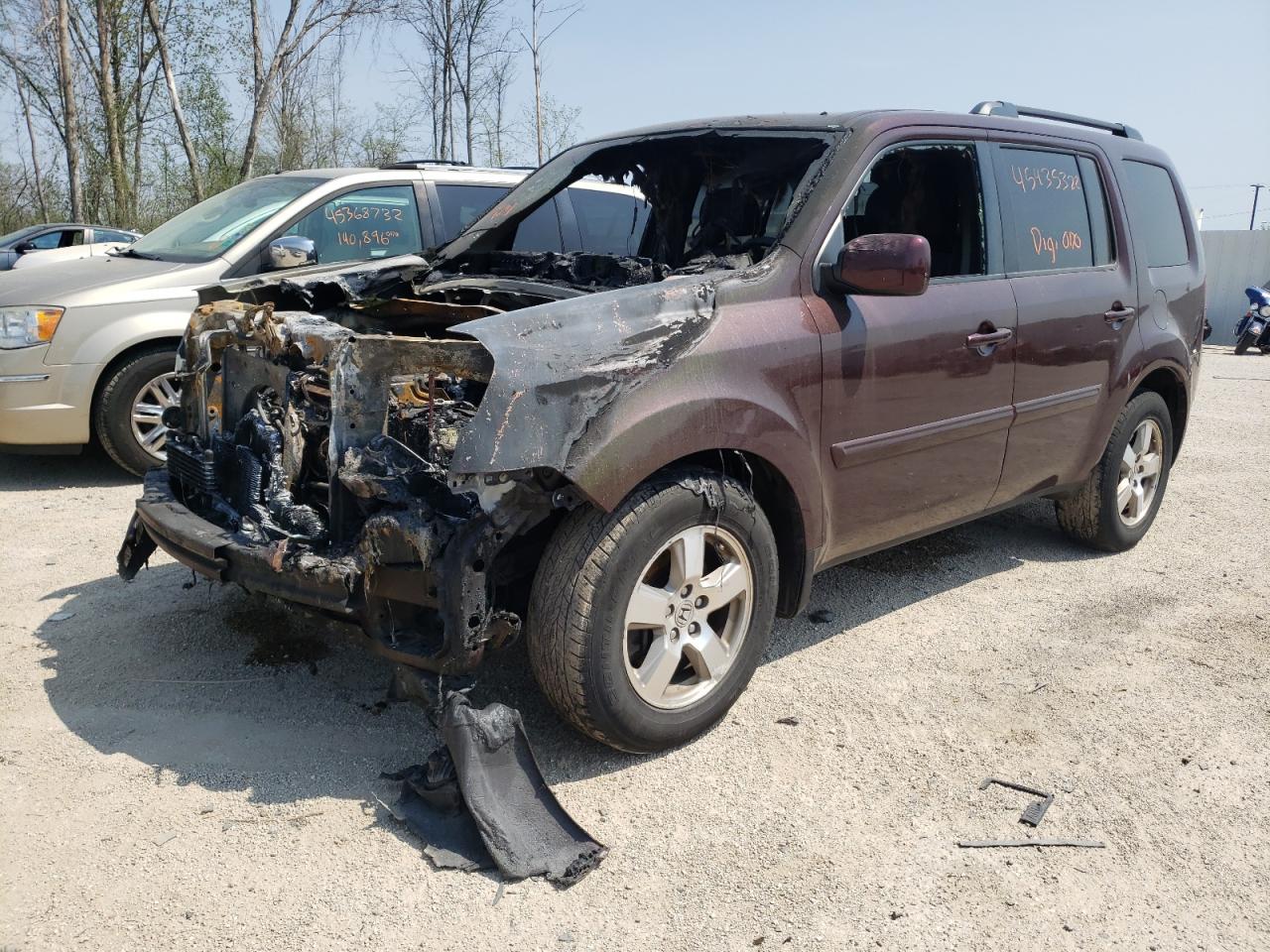 Photo 2 from auction – 2010 HONDA PILOT EXL with VIN 5FNYF4H62AB039791