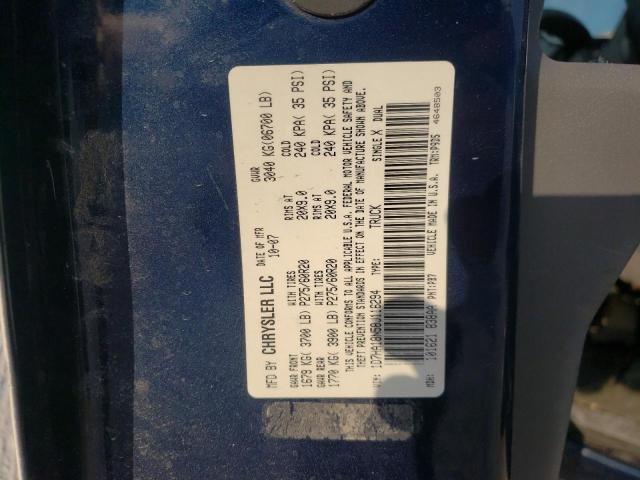 Photo 10 from auction – 2008 DODGE RAM 1500 S with VIN 1D7HA18N58J116294