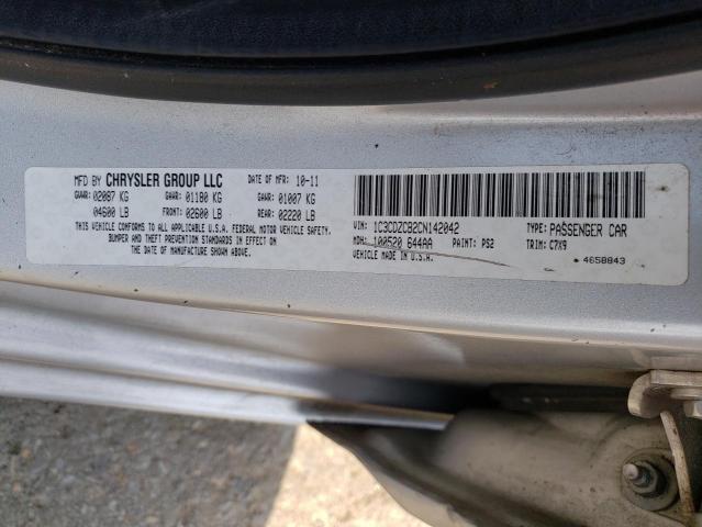 Photo 10 from auction – 2012 DODGE AVENGER SX with VIN 1C3CDZCB2CN142042