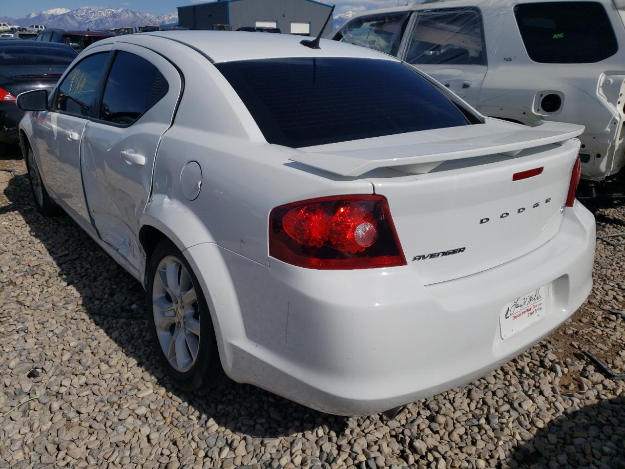 Photo 3 from auction – 2013 DODGE AVENGER R/ with VIN 1C3CDZBG0DN620523