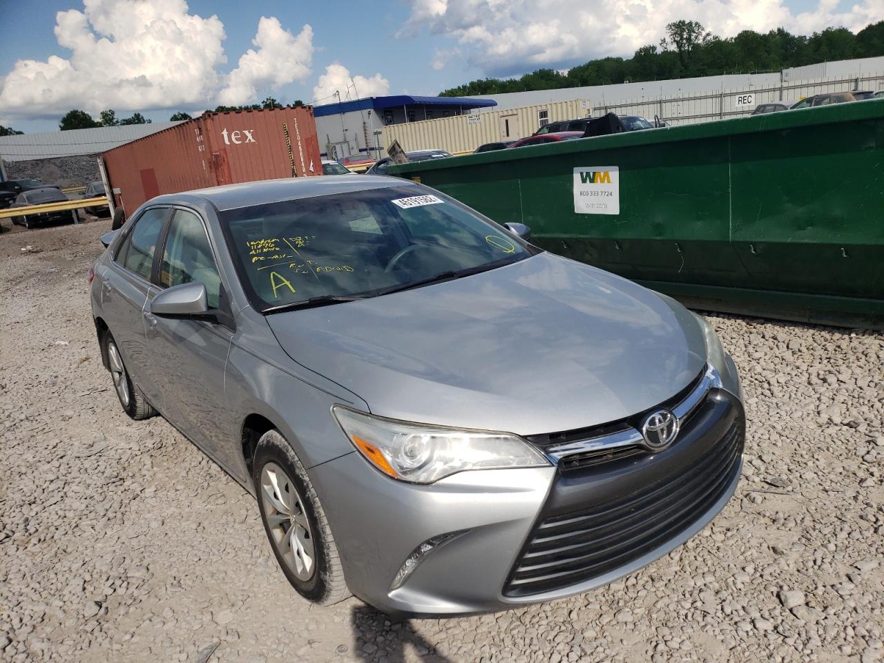 TOYOTA CAMRY LE 2016 with VIN 4T1BF1FK1GU252361 - Photo from auction